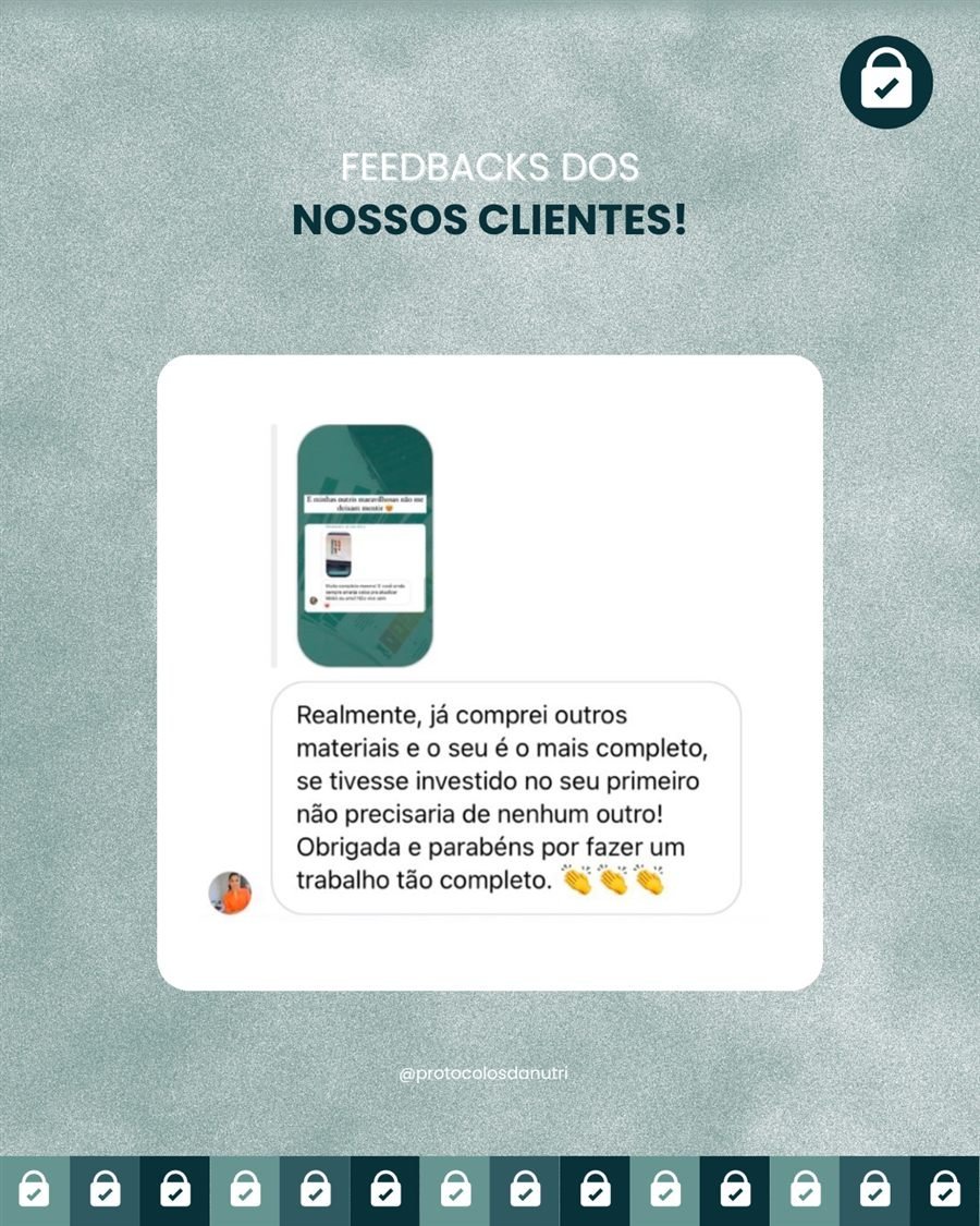 Depoimento: já comprei outros materiais e o seu é o mais completo