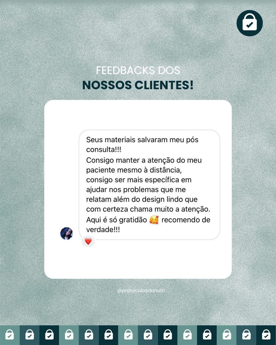Depoimento: seus materiais salvaram meu pós-consulta